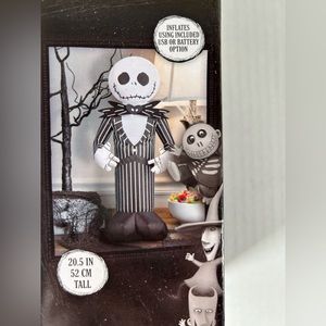 Jack Skellington inflatable 20.5” indoor